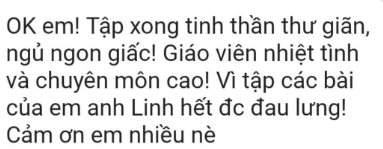 Cảm nhận học viên